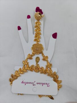 Elegant Gold-Plated Hand Harness Bracelet