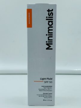 Minimalist SPF 50 Light Fluid Sunscreen