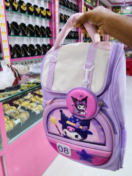 3D Character School Backpacks with Coin Pouch