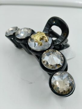 CNA Branded 5-Stone Crystal Catch Clip
