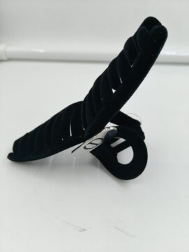 CNA Branded Black Velvet Catch Clip