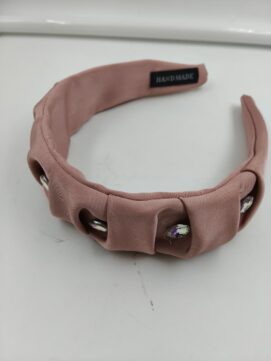 wide pleated headband