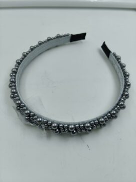 Gunmetal Grey Pearl Hairband