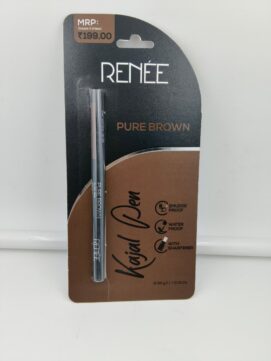 RENEE Pure Brown Kajal Pen with Sharpener, 0.30 g