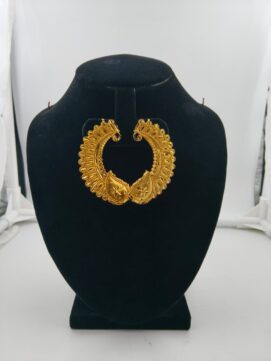 Gold Plated Mango Full Ear Cuff | Aam Kolka Kaan Pasa | Bengali Temple Jewellery