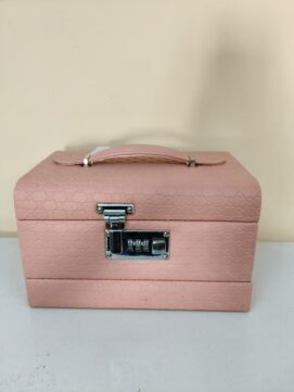 "Heritage Secure" Embossed Jewelry Trunk with 3-Digit Combination Lock