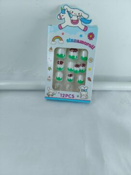 Cinnamoroll Edition: Sweet Treat Dessert Press-On Nail Kit – 12pc DIY Reusable Set