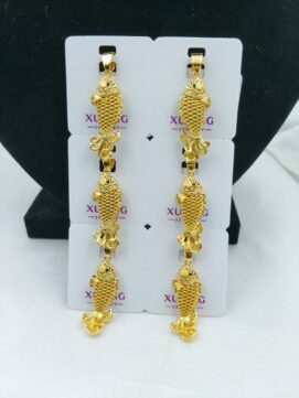 XULING Jewelry Gold-Tone Koi Fish Linked Pendant Set - 6 Pieces