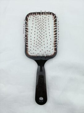 Set of 2 Rectangular Cushioned Paddle Hair Brushes