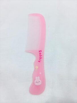 GJ Rabbit Pink Handle Comb 39