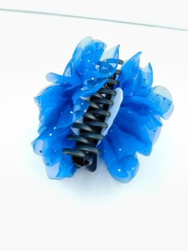 Layered Organza Flower Hair Clip