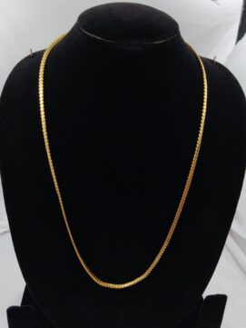 Delicate Gold-Plated Twisted Rope Chain