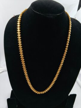 Timeless Gold-Plated Twisted Rope Chain