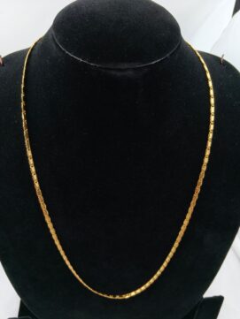 Classic Gold-Plated Bead Link Chain