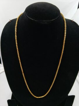 Classic Gold-Plated Polished Anchor Chain