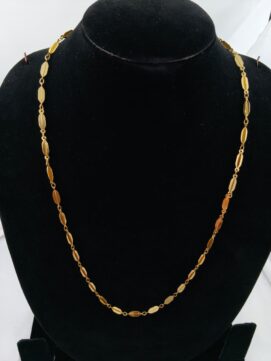 Elegant Gold-Plated Marquis Station Chain