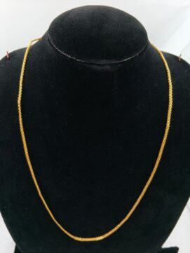 Radiant Gold-Plated Micro-Link Braided Chain