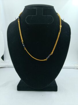 THA Black Bead Mangalsutra Chain 190