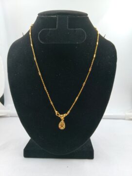 THA Dainty Bar Pendant Chain 21