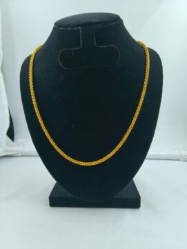 CNA CHAIN 17 B15 Gold-Tone Beaded Ball Chain