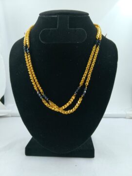 THA Double Layer Black Bead Chain 790