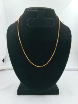 THA Classic Gold Bead Ball Chain 44