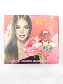 Grace Heaven Compact Powder Make-Up Kit - Heart Palette