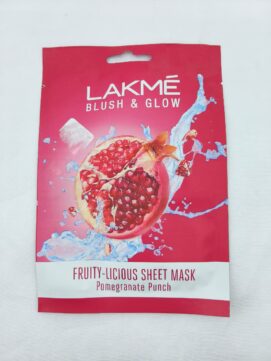 Lakmé Blush & Glow Fruity-licious Sheet Mask - Pomegranate Punch