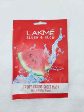 Lakmé Blush & Glow Fruity-licious Sheet Mask - Watermelon Burst
