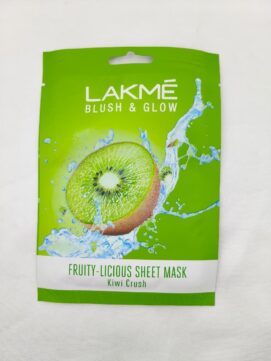 Lakmé Blush & Glow Fruity-licious Sheet Mask - Kiwi Crush