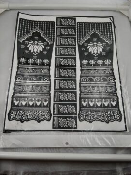 Full Hand Bridal Henna Stencil - Lotus Rose Design