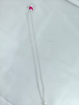 Elegant Minimalist Silver Payal – Classic Sleek Chain Anklet with Delicate Ghungroos
